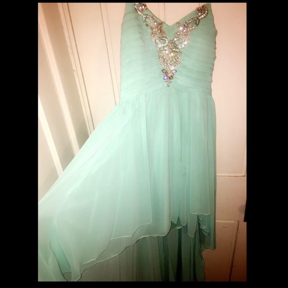 Blue dress